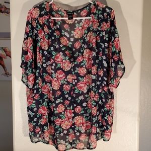 Torrid Floral Blouse